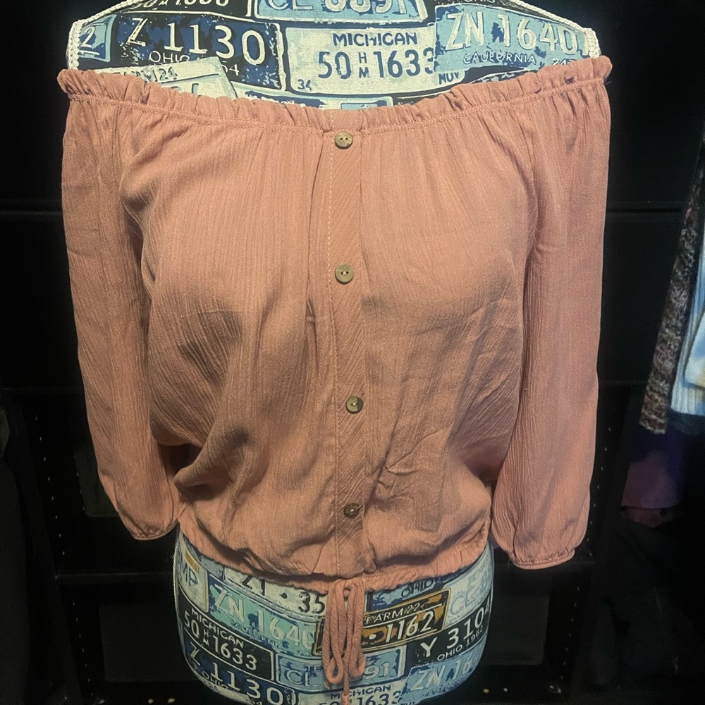 Off the shoulder blouse